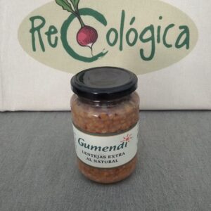 tarro de lentejas al natural pequeño ecológico